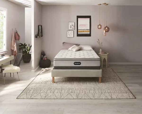 simmons beautyrest br800 plush euro top queen mattress